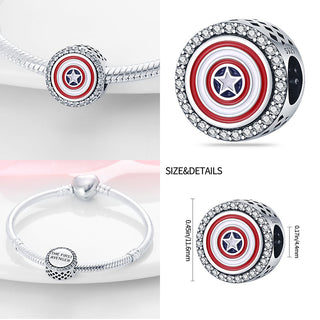 new 100% 925 sterling silver disney charm of ley 925 Chain Beaded Suitable For Ladies Original Pandora Bracelet DIY Jewelry ALODIA STORE