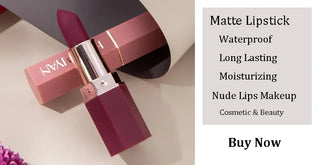 Pudaier Matte Lipstick Waterproof Lip Makeup 26 Colors Long Lasting Moisturizer Lip Tint Korean Black Velvet Nude Matte Lipstick - Alodia Store