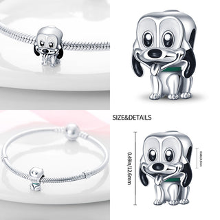 new 100% 925 sterling silver disney charm of ley 925 Chain Beaded Suitable For Ladies Original Pandora Bracelet DIY Jewelry ALODIA STORE