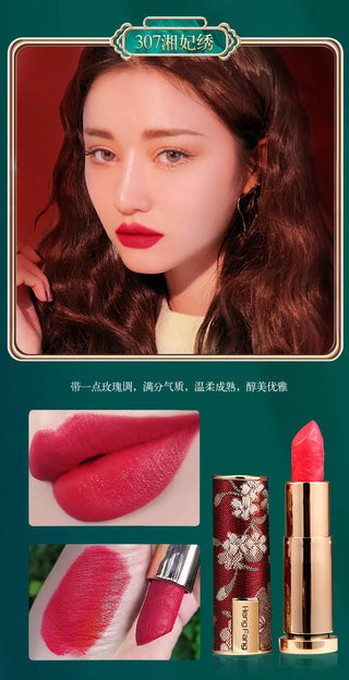 Oriental Classical Beauty Vintage Velvet Lipstick Matte Pigmented Waterproof Lasting Lip Makeup Silky touch Charming Cosmetics ALODIA STORE