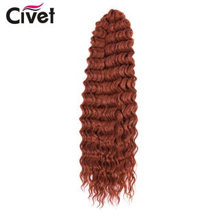Synthetic Ariel Curl Hair Water Weave Passion Twist Crochet Braids Hair Extensions Ombre Blonde Pink Braiding Hair For Women ALODIA STORE