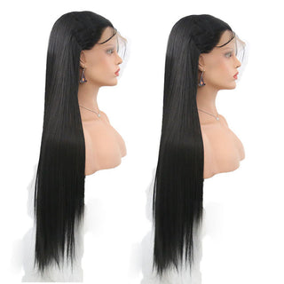 Charisma Blonde Wig Synthetic Lace Front Wig for Women Long Silky Straight Hair Natural Hairline Side Part Cosplay Wigs ALODIA STORE