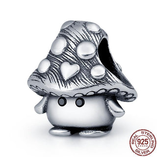 925 Sterling Silver Heart Shaped Charm Bead Fits Original Pandora Bracelet Necklace Women Chameleon Pendant DIY Fine Jewelry Hot ALODIA STORE