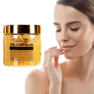 250g 24K Gold Body Scrub Ice Peach Exfoliating Smooth Nourish Moisturizing Whitening Pore Cleansing Lighten Melanin ALODIA STORE
