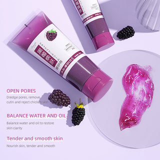 Body Scrub Exfoliators Cream Facial Dead Skin Remove Deep Cleaning Moisturizing Bath Scrub Blackberry Whitening Skin Care Tools ALODIA STORE