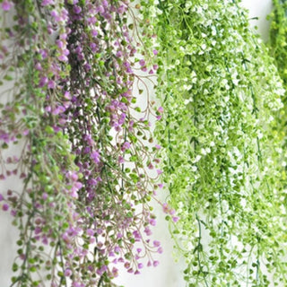 50-105CM Artificial Hanging Flower Plant Fake Vine Willow Rattan Flower Artificial Hanging Plant For Home Garden Wall Decoration ALODIA STORE