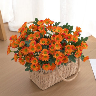 Artificial Flowers Plants 31cm Sun Flower Colorful Small Daisy Silk Home Garden Decoration Chrysanthemum Wedding DIY Party ALODIA STORE