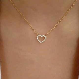 Kpop Vintage Harajuku Goth Metal Heart Neck Chains Choker Grunge Necklaces For Women Egirl Cosplay Aesthetic Accessories Jewelry ALODIA STORE