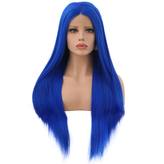 Charisma Blonde Wig Synthetic Lace Front Wig for Women Long Silky Straight Hair Natural Hairline Side Part Cosplay Wigs ALODIA STORE