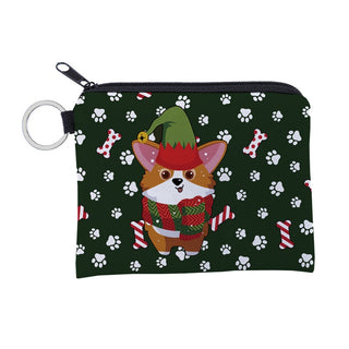 Cute dinosa printing waterproof Purse Card Key Pouch Small Zipper Coin Purse Card ALODIA STORE