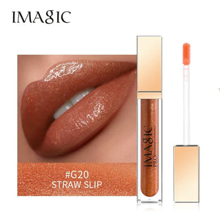 IMAGIC Lipgloss Matte 20 Colors Lip Gloss Velvety Lipstick Liquid Matte Waterproof Lip Tint Full &amp; rich Sexy Lip Makeup Cosmetic ALODIA STORE