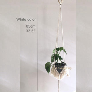 Big Macrame Hanging Planter Hanging Pot Plant Pot Macrame Plant Hangers Air Plant Holder Plant Hanging Decoration ALODIA STORE