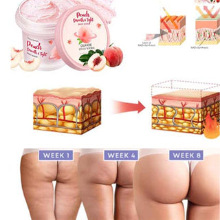 100g Peach Body Scrub Deeply Exfoliates Scrubs For Brightening Skin Gentle Body Scrubs Exfoliator For Deep Skin Moisturizing ALODIA STORE