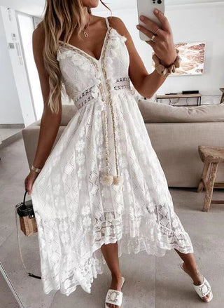 Sexy Black Dress Vintage Flower Long Puff Sleeve Chiffon Dresses ALODIA STORE