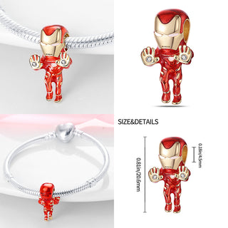 Disney Marvel Rescuer Star Charms Wars Beads For Original Pandora 925 sterling silver Bracelet Necklace Jewelry plata de ley 925 ALODIA STORE