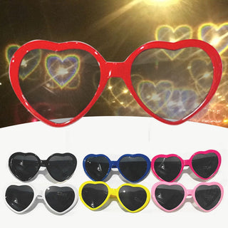 Heart Shape Light Change Sunglasses ALODIA STORE