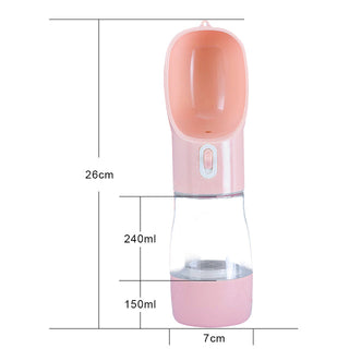 Pet Dog Water Bottle Feeder ALODIA STORE