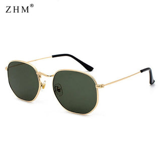 Metal Frame Pilot Mirror Sunglasses ALODIA STORE