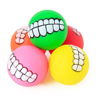 Pet Ball Teeth Silicon Chew Toys for Large Breeds ALODIA STORE
