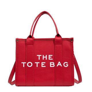 Luxury Designer The Tote Bag for Women Large Capacity Leather Handbags Female ALODIA STORE