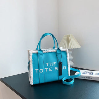 Luxury Designer The Tote Bag for Women Large Capacity Leather Handbags Female ALODIA STORE