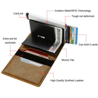 Rfid Card Holder Men Wallets ALODIA STORE