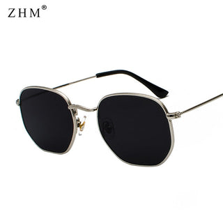 Metal Frame Pilot Mirror Sunglasses ALODIA STORE
