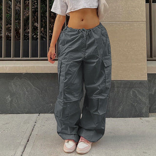 Button Low Waist Women's Denim Pants ALODIA STORE