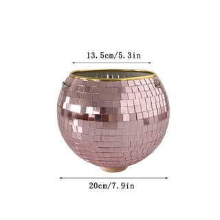 Disco Ball Flower Hanging Vase ALODIA STORE