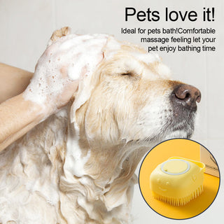 Soft Silicone Dog Massage Shampoo Brush ALODIA STORE