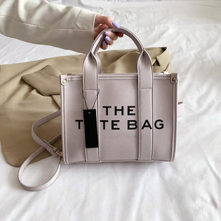 Luxury Designer The Tote Bag for Women Large Capacity Leather Handbags Female ALODIA STORE
