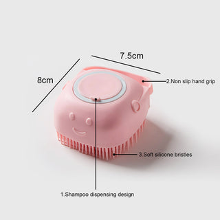 Soft Silicone Dog Massage Shampoo Brush ALODIA STORE